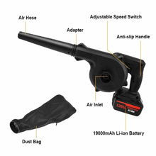Load image into Gallery viewer, Handheld Battery Powered Electric Backyard Cordless Leaf Blower