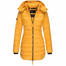 Load image into Gallery viewer, Comfortable down jacket with hood and zipper