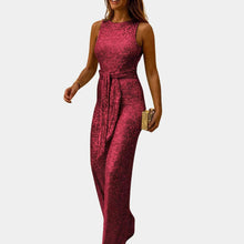 Load image into Gallery viewer, Glitter jumpsuit for women