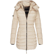 Load image into Gallery viewer, Comfortable down jacket with hood and zipper