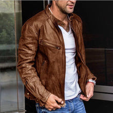 Load image into Gallery viewer, Men's Versatile Weatherproof Leather Jacket