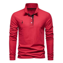 Load image into Gallery viewer, Long Sleeve Polo Shirt
