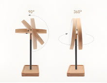 Load image into Gallery viewer, Wooden Illuminated Makeup Mirror