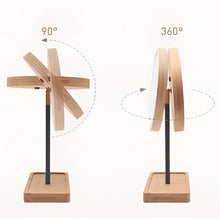 Load image into Gallery viewer, Wooden Illuminated Makeup Mirror