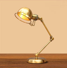 Load image into Gallery viewer, Decorative LED Retro Bronze Rocker Table Lamp