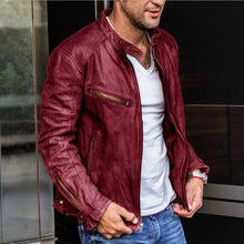 Load image into Gallery viewer, Men's Versatile Weatherproof Leather Jacket