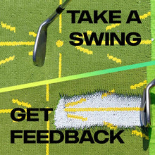 Load image into Gallery viewer, Golf Swing Training Mat with Sequin Divot Feedback for Indoor and Outdoor Practice