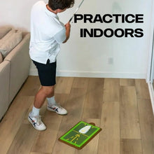 Load image into Gallery viewer, Golf Swing Training Mat with Sequin Divot Feedback for Indoor and Outdoor Practice