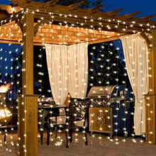 Load image into Gallery viewer, 300-LED Warm White String Curtain Light, 10ft. length