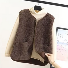 Load image into Gallery viewer, winter fleece vest