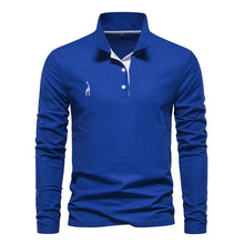 Load image into Gallery viewer, Long Sleeve Polo Shirt