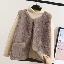 Load image into Gallery viewer, winter fleece vest