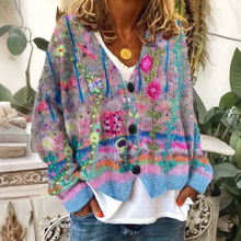 Load image into Gallery viewer, Retro cardigan for women