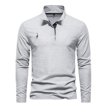 Load image into Gallery viewer, Long Sleeve Polo Shirt
