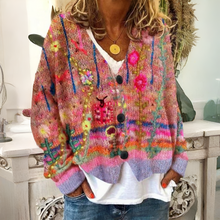 Load image into Gallery viewer, Retro cardigan for women