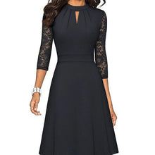 Load image into Gallery viewer, Hollowed-out lace dress