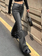 Load image into Gallery viewer, High Waist Straight Jeans