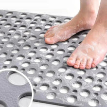 Load image into Gallery viewer, Non-Slip Shower Mat with Suction Cups and Drainage Design