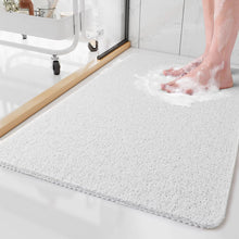 Load image into Gallery viewer, Shower Mat Non Slip Microban Loofah Shower Mat