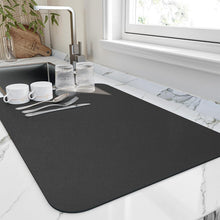Load image into Gallery viewer, Quick Dry Kitchen Dish Mat Highly Absorbent