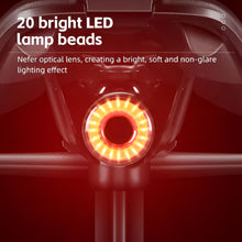 Load image into Gallery viewer, Smart Rechargeable Bike Tail Light with Brake Sensing and Waterproof Design