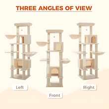 Load image into Gallery viewer, Cat Tree With 2 Hammocks For Indoor Cats