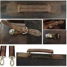 Load image into Gallery viewer, Laptop Leather Briefcase, Top Grain Buffalo Leather