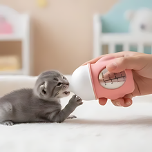 Load image into Gallery viewer, Kitten Feeding Bottle Anti-Choking Design BPA-Free