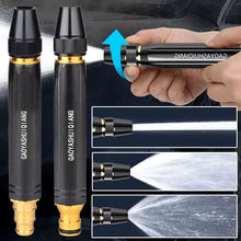Load image into Gallery viewer, Garden Hose Spray Nozzle with Dual Jet and Fan Patterns, Stainless Steel