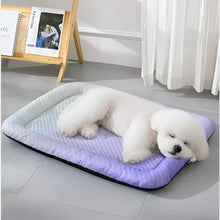Load image into Gallery viewer, Ice Silk Cooling Pet Bed for Dogs & Cats – Summer Comfort Nest