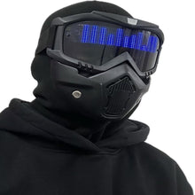 Load image into Gallery viewer, Cyberpunk LED Mask with App Controlled Light Display
