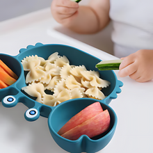 Load image into Gallery viewer, Whale Shaped Baby Dinner Set with Suction Base for Toddlers