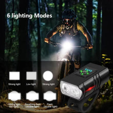 Load image into Gallery viewer, USB-C Rechargeable LED Bike Headlight – Easy-Mount Front Light for Road & Mountain Bikes