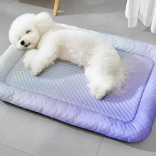Load image into Gallery viewer, Ice Silk Cooling Pet Bed for Dogs & Cats – Summer Comfort Nest