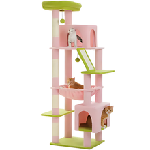 Load image into Gallery viewer, Cat Tree With Hammock For Indoor Cats