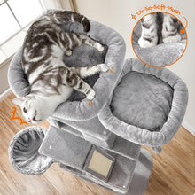 Load image into Gallery viewer, Cat Tree Tower for Indoor Cats 71 Inch