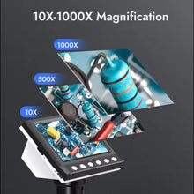Load image into Gallery viewer, Digital Microscope with 4.3'' Display – 1000X Magnification