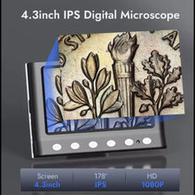 Load image into Gallery viewer, Digital Microscope with 4.3'' Display – 1000X Magnification