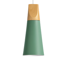 Load image into Gallery viewer, Nordic Metal and Wood Pendant Light