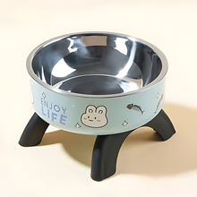 Load image into Gallery viewer, Raised Cat Bowl for Comfortable Digestion