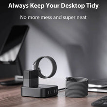 Load image into Gallery viewer, Self Coiling Magnetic Charging Cable with Interchangeable Tips and Braided Protection