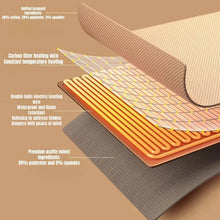 Load image into Gallery viewer, USB Heated Shawl Blanket with Three Heat Levels and Eight Heating Zones