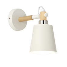 Load image into Gallery viewer, LED Wall Light, Wood and Metal Nordic Design