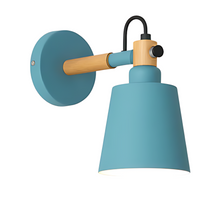 Load image into Gallery viewer, LED Wall Light, Wood and Metal Nordic Design