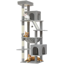 Load image into Gallery viewer, Cat Tree With Hammock For Indoor Cats
