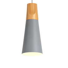Load image into Gallery viewer, Nordic Metal and Wood Pendant Light
