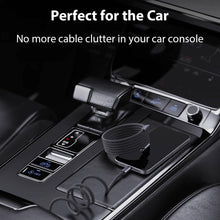 Load image into Gallery viewer, Self Coiling Magnetic Charging Cable with Interchangeable Tips and Braided Protection