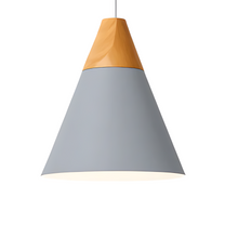 Load image into Gallery viewer, Nordic Metal and Wood Pendant Light