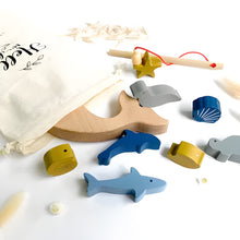 Load image into Gallery viewer, Wooden Magnetic Fishing Game for Kids