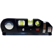 Load image into Gallery viewer, Multipurpose Laser Level Tool with Cross Line Projection and 8-Foot Tape Measure